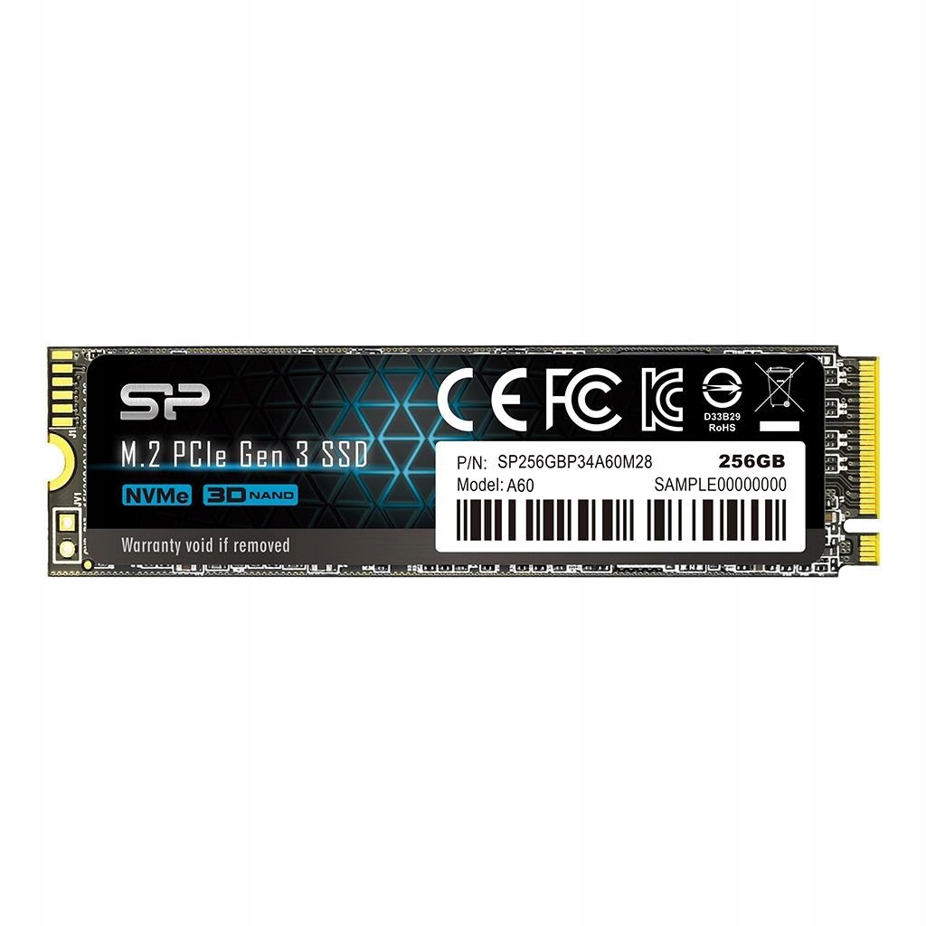 SSD disk SILICON POWER A60 256 GB M.2 NVMe